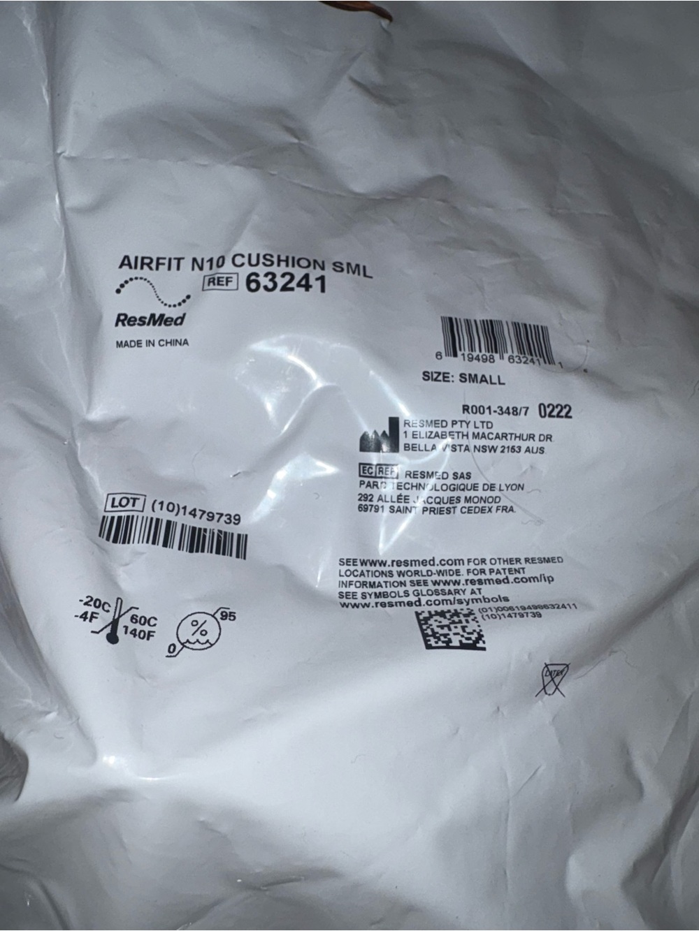 AirFit N10 Cushion Small